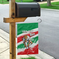 Personalized Iran Football Team Melli Garden Flag Iranian Cheetah Patriotic Flag