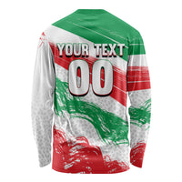 Personalized Iran Football Team Melli Long Sleeve Shirt Iranian Cheetah Patriotic Flag