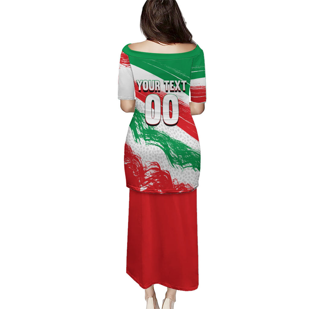 Personalized Iran Football Team Melli Puletasi Iranian Cheetah Patriotic Flag
