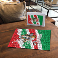 Personalized Iran Football Team Melli Puzzle Iranian Cheetah Patriotic Flag