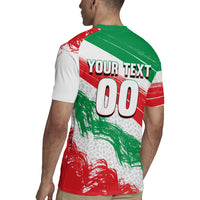 Personalized Iran Football Team Melli Rugby Jersey Iranian Cheetah Patriotic Flag