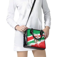 Personalized Iran Football Team Melli Shoulder Handbag Iranian Cheetah Patriotic Flag