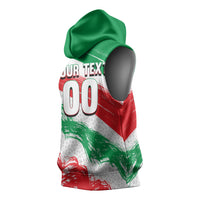 Personalized Iran Football Team Melli Sleeveless Hoodie Iranian Cheetah Patriotic Flag