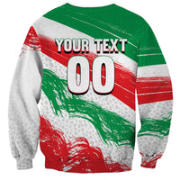 Personalized Iran Football Team Melli Sweatshirt Iranian Cheetah Patriotic Flag