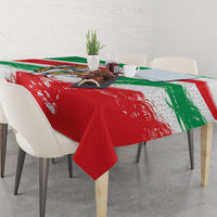 Personalized Iran Football Team Melli Tablecloth Iranian Cheetah Patriotic Flag