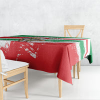 Personalized Iran Football Team Melli Tablecloth Iranian Cheetah Patriotic Flag