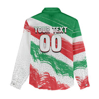 Personalized Iran Football Team Melli Women Casual Shirt Iranian Cheetah Patriotic Flag