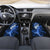Blue Lightning Bowling Hoodie Car Mats with Striking Ball and Pins Graphic and Custom Name Design - Wonder Print Shop