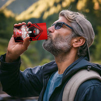 Red Bowling Strike Graphic 4 in 1 Can Cooler Tumbler with Pins and Ball and Custom Name Design - Wonder Print Shop