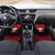 Red Bowling Strike Graphic Car Mats with Pins and Ball and Custom Name Design - Wonder Print Shop
