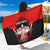 Red Bowling Strike Graphic Sarong with Pins and Ball and Custom Name Design - Wonder Print Shop