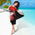 Red Bowling Strike Graphic Sarong with Pins and Ball and Custom Name Design - Wonder Print Shop