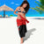 Red Bowling Strike Graphic Sarong with Pins and Ball and Custom Name Design - Wonder Print Shop
