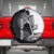 Black and White Disc Golf Tree Graphic Spare Tire Cover with Roots Silhouette and Custom Name Design - Wonder Print Shop