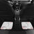 Motocross Rider Car Mats with Abstract Grunge Brush and Custom Number in Red and Black Splatter Design - Wonder Print Shop