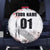 Motocross Rider Spare Tire Cover with Abstract Grunge Brush and Custom Number in Red and Black Splatter Design - Wonder Print Shop