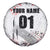 Motocross Rider Spare Tire Cover with Abstract Grunge Brush and Custom Number in Red and Black Splatter Design - Wonder Print Shop