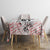 Motocross Rider Tablecloth with Abstract Grunge Brush and Custom Number in Red and Black Splatter Design - Wonder Print Shop