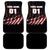 Motocross Rider Car Mats with American Flag Background and Extreme Text in Red and Black Grunge Design - Wonder Print Shop