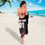 Motocross Rider Sarong with American Flag Background and Extreme Text in Red and Black Grunge Design - Wonder Print Shop