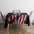 Motocross Rider Tablecloth with American Flag Background and Extreme Text in Red and Black Grunge Design - Wonder Print Shop
