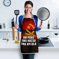Angola Apron with Red Black Yellow Grunge Design - Wonder Print Shop