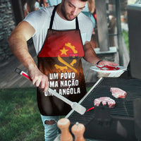 Angola Apron with Red Black Yellow Grunge Design - Wonder Print Shop