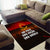 Angola Area Rug with Red Black Yellow Grunge Design - Wonder Print Shop