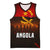 Angola Basketball Jersey with Red Black Yellow Grunge Design - Wonder Print Shop