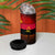 Angola 4 in 1 Can Cooler Tumbler with Red Black Yellow Grunge Design - Wonder Print Shop