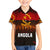 Angola Hawaiian Shirt with Red Black Yellow Grunge Design - Wonder Print Shop