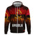 Angola Hoodie with Red Black Yellow Grunge Design - Wonder Print Shop