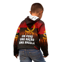 Angola Kid Hoodie with Red Black Yellow Grunge Design - Wonder Print Shop