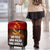 Angola Luggage Cover with Red Black Yellow Grunge Design - Wonder Print Shop