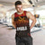 Angola Men Tank Top with Red Black Yellow Grunge Design - Wonder Print Shop