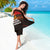 Angola Sarong with Red Black Yellow Grunge Design - Wonder Print Shop