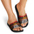 Angola Slide Sandals with Red Black Yellow Grunge Design - Wonder Print Shop