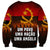 Angola Sweatshirt with Red Black Yellow Grunge Design - Wonder Print Shop