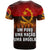 Angola T Shirt with Red Black Yellow Grunge Design - Wonder Print Shop