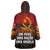 Angola Wearable Blanket Hoodie with Red Black Yellow Grunge Design - Wonder Print Shop