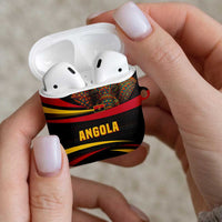 Angola AirPods Case with Red Black Yellow Tribal Design and Elephant - Wonder Print Shop