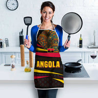 Angola Apron with Red Black Yellow Tribal Design and Elephant - Wonder Print Shop