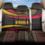 Angola Back Car Seat Cover with Red Black Yellow Tribal Design and Elephant - Wonder Print Shop