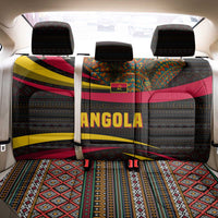 Angola Back Car Seat Cover with Red Black Yellow Tribal Design and Elephant - Wonder Print Shop