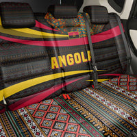 Angola Back Car Seat Cover with Red Black Yellow Tribal Design and Elephant - Wonder Print Shop