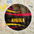 Angola Beach Blanket with Red Black Yellow Tribal Design and Elephant - Wonder Print Shop