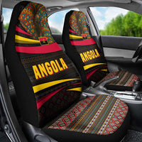 Angola Car Seat Cover with Red Black Yellow Tribal Design and Elephant - Wonder Print Shop