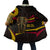Angola Cloak with Red Black Yellow Tribal Design and Elephant - Wonder Print Shop