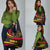 Angola Grocery Bag with Red Black Yellow Tribal Design and Elephant - Wonder Print Shop