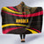 Angola Hooded Blanket with Red Black Yellow Tribal Design and Elephant - Wonder Print Shop